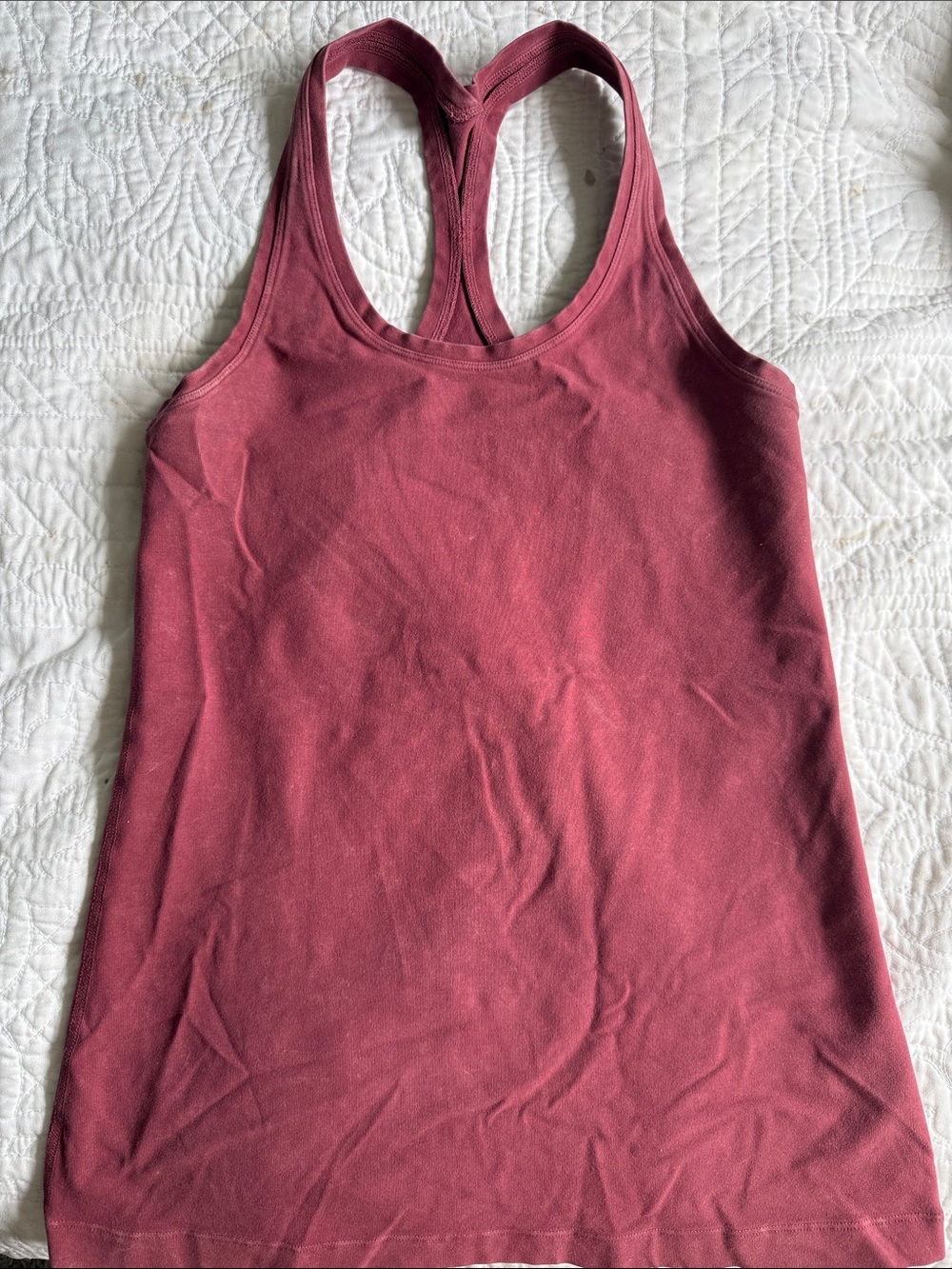 lululemon athletica Women's Racerback Tank Top - Wine Red
